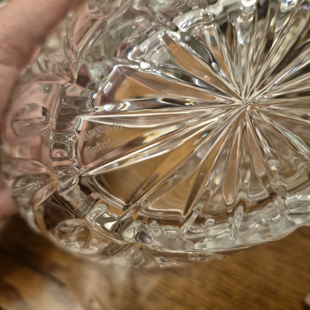 WATERFORD Crystal Basket - Picture 4 of 9